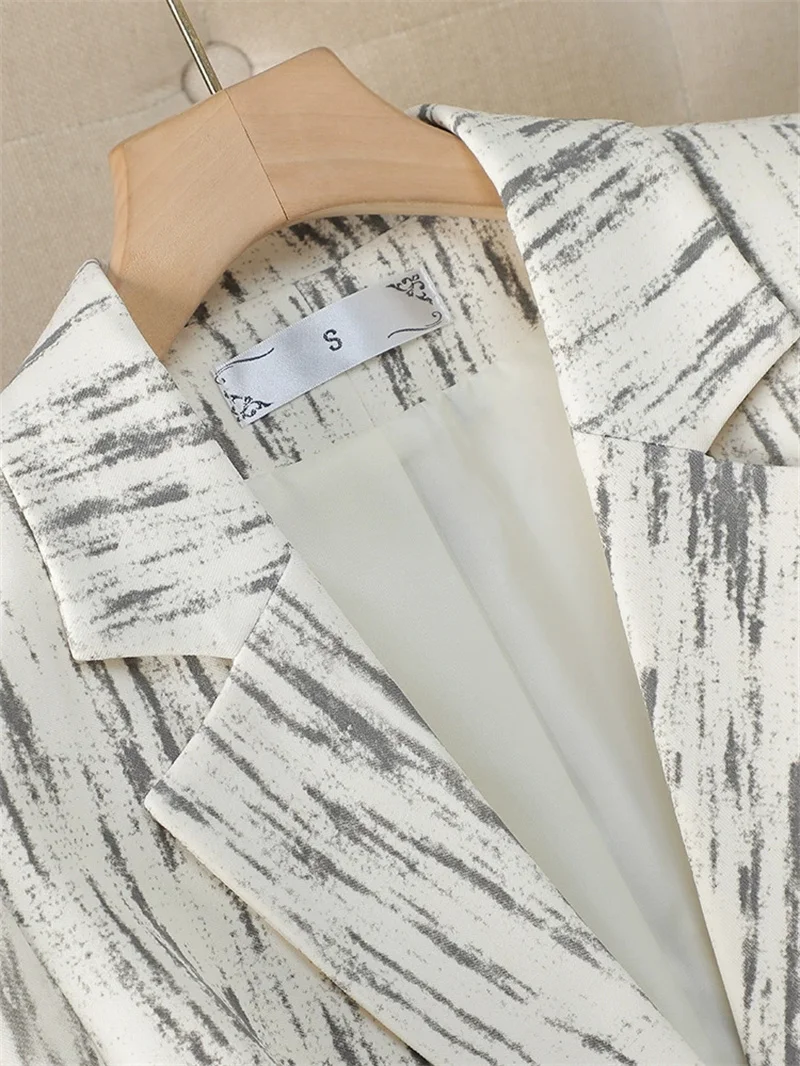 2025 Nieuwe Dames Formele Blazer Vrouwen Lange Mouw Slanke Zakelijke Werkkleding Jas Jas Vrouwelijke Blazer Bovenkleding Vrouwen Basic jassen