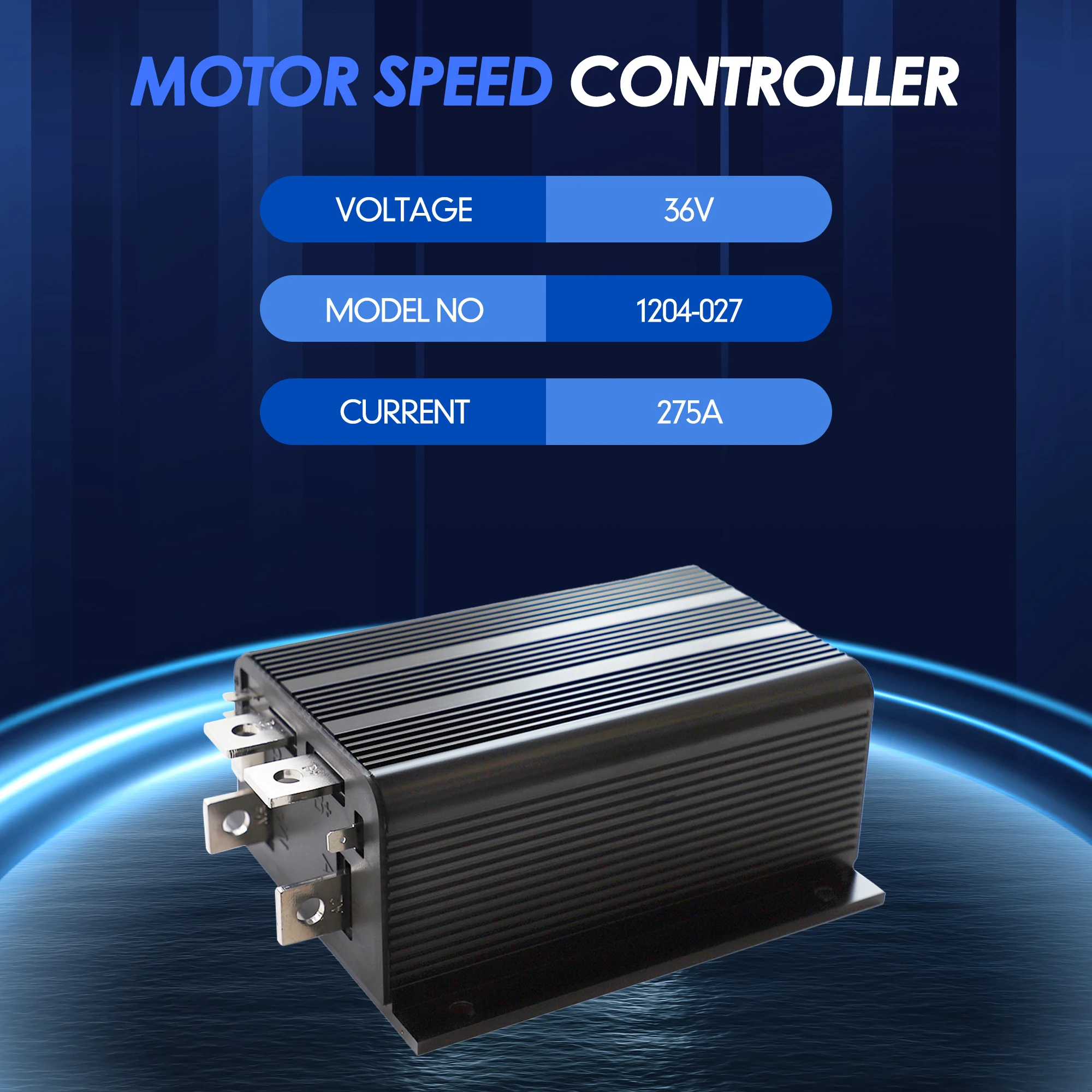 [الأسهم الأمريكية] 1204-027 وحدة تحكم 20972G1 0-5k 36V 275A وحدة تحكم محرك التيار المستمر لعربة جولف كورتيس EZGO ماراثون (1979-1994)