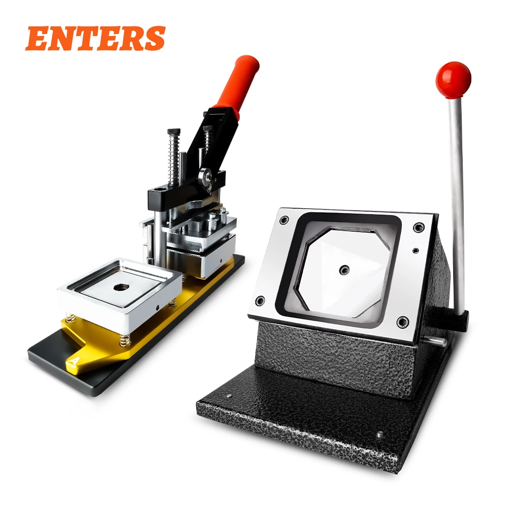 

Машина для изготовления квадратных магнитов на холодильник 2,5*2,5 дюйма, станок для создания магнитов, резак для бумаги, материалы для фото-магнитов DIY