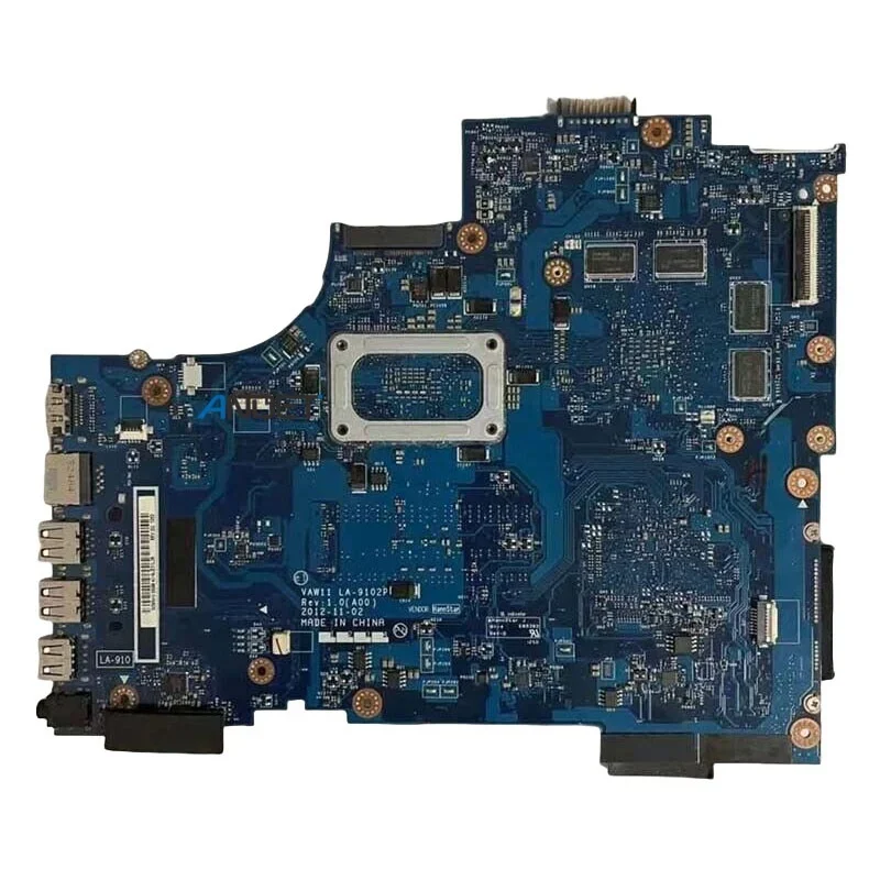 LA-9102P For Dell Inspiron 3721 5721 Laptop Motherboard Notebook Mainboard With I3 I5 I7-3th Gen 0WTY0Y 06006J 100% test OK