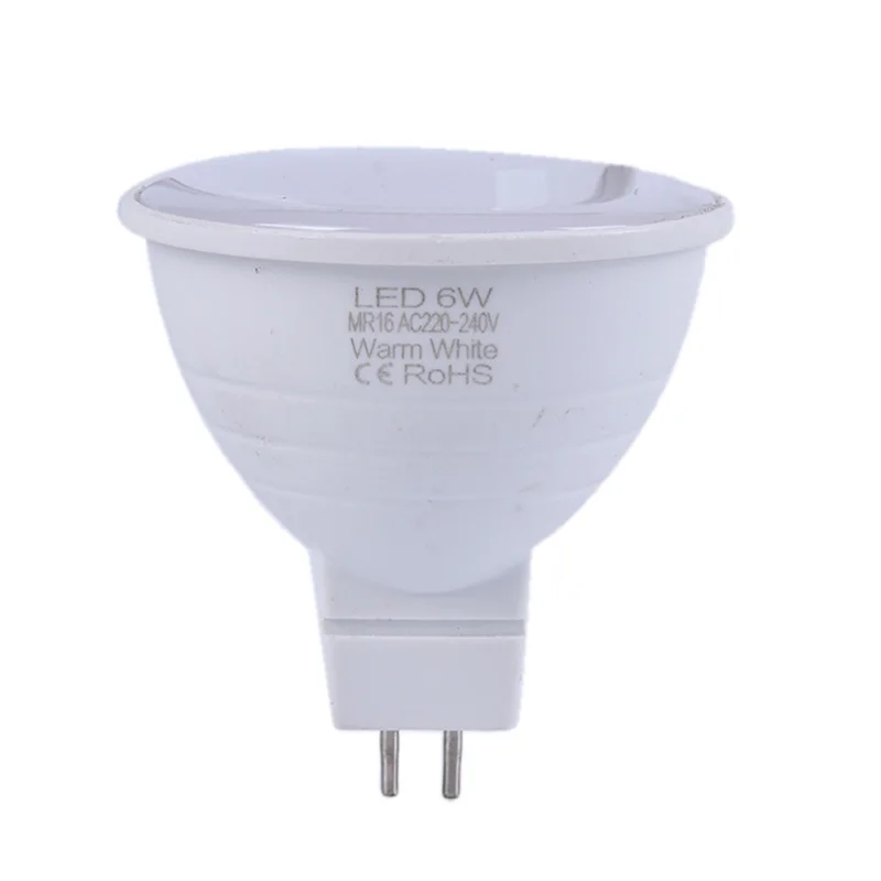 Dimmable GU10 COB LED Spotlight 6W MR16 Bulbs Light 220V White Lamp Down Light