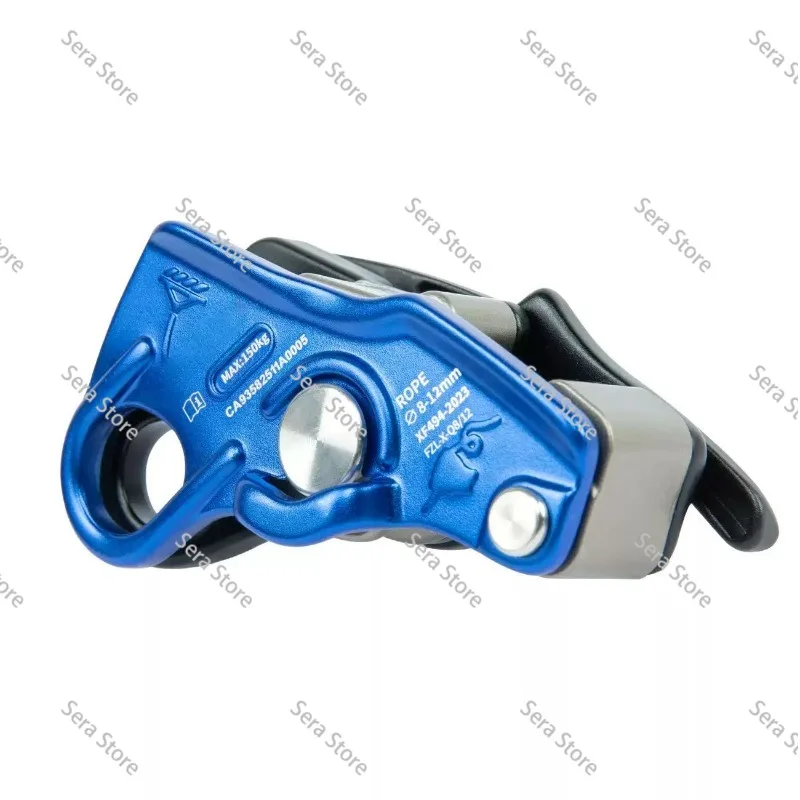 Rock Climbing Harness and Manual Descender,Multi-Functional Safety Equipment,Self-Locking Climbing Positioning Device,Top-Rope