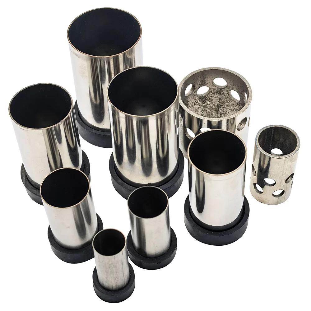 1set Stainless Steel Casting Flask with Rubber Sprue Base Rubber Base Plate Jewelry Casting Plaster Mold Making  Frame