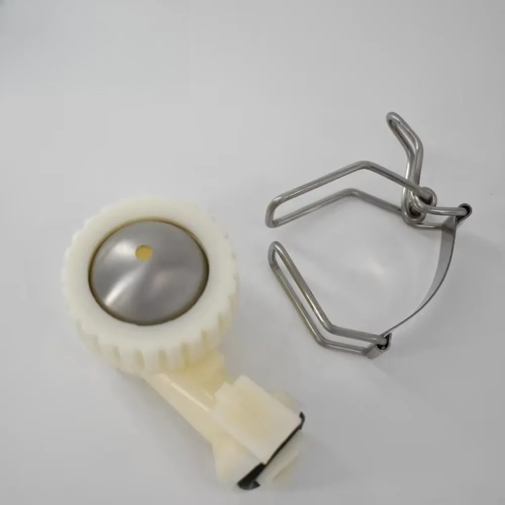 L-Type Clip-On Hollow Cone Spray Nozzle ABS Plastic Nozzle for Textile Air Conditioning Humidification