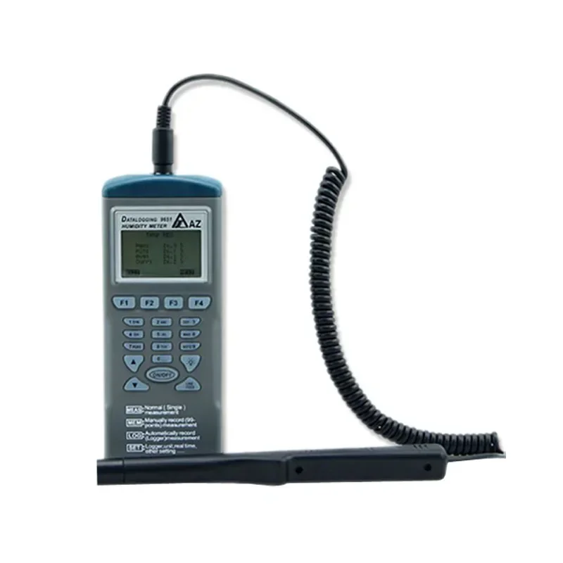 AZ9651 Portable Digital Temperature & Humidity Meter Multiple Function Datalogger Psychrometer for Test Instruments