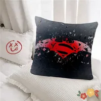 Anime Pillow Batmans Decorative Pillows for Sofa Car Decoration Pillowcase Pillowcases 40x40 Cushion Cover 45x45cm Pilow Cases