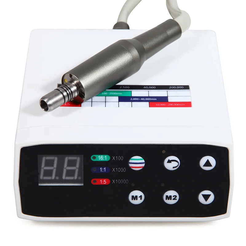 denta Equipment Led Light Brushless Electric Micro  Motor With 1:5 Increasing Low Speed Handpiece Drill Machine