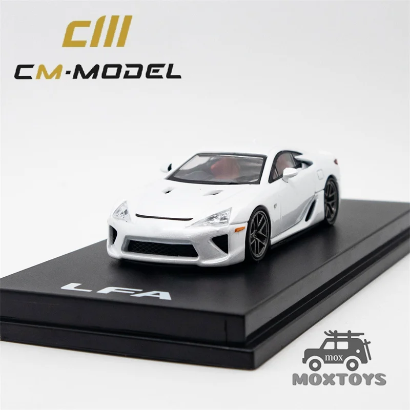 CM MODEL 1:64 LFA Pearl white Diecast Model Car