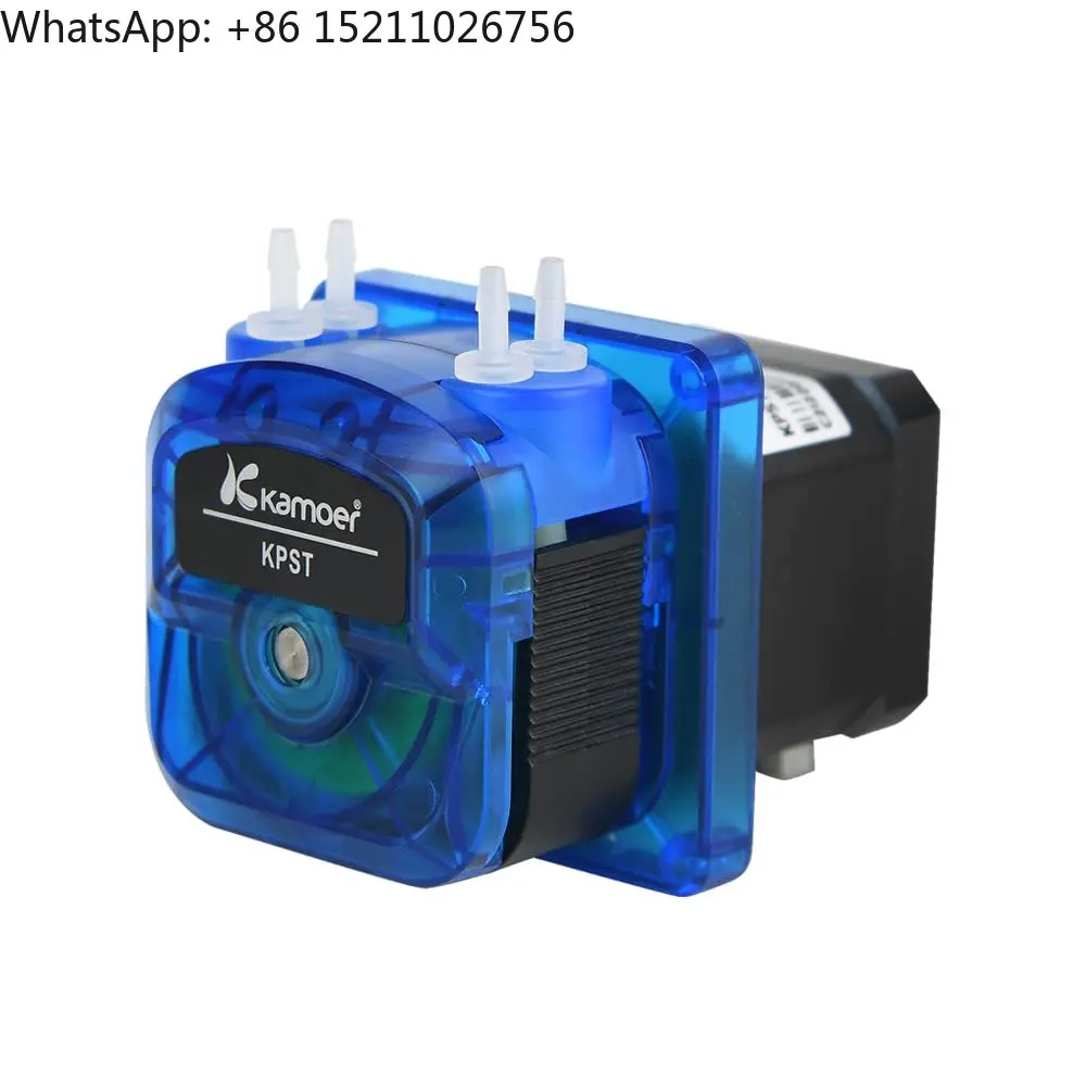 KPST Stepper Motor 24V Low Flow 30ml/min high Precision Micro Dual-Channel peristaltic Pump