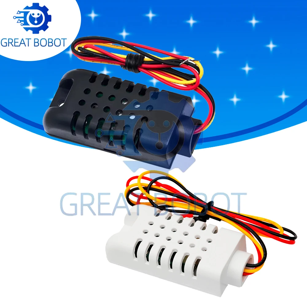 BS DHT21 Sensor/módulo de temperatura y humedad relativa de salida Digital 100%, conectar con Sensor de línea de bus única AM2301 am2301a