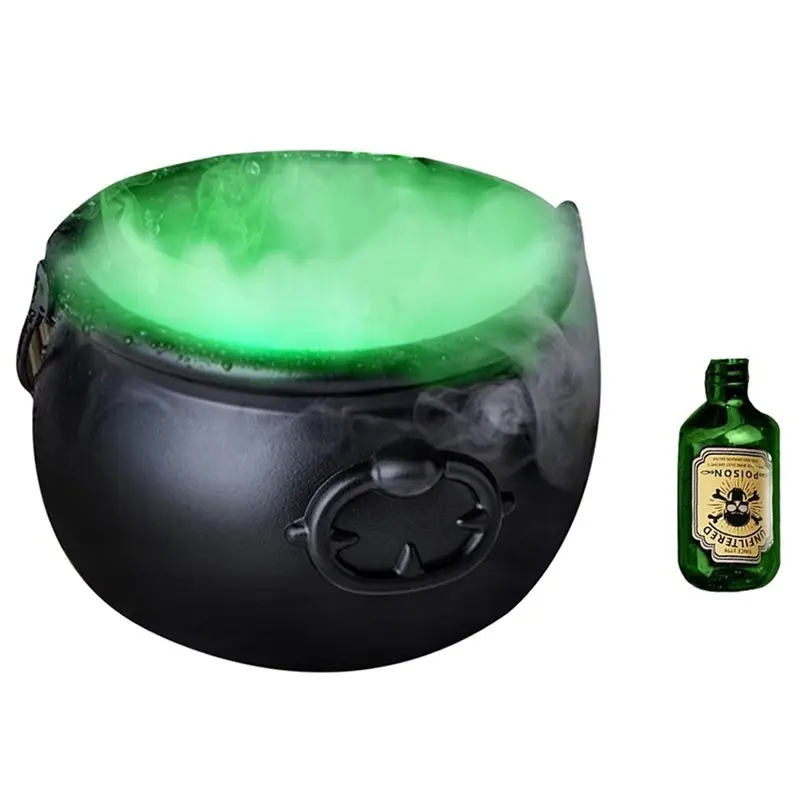 

Halloween For Home Decorations Indoor-DIY Floating Potion Set Featuring Witches Cauldron And Mist Maker For Kitchen Party