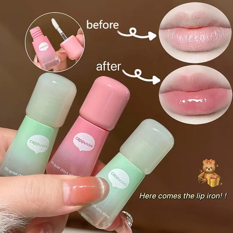 Cappuvini フルーティー保湿リップオイル Cear リップグロス ガラス唇 リップラインを軽減 リップケアに最適 リップクリーム