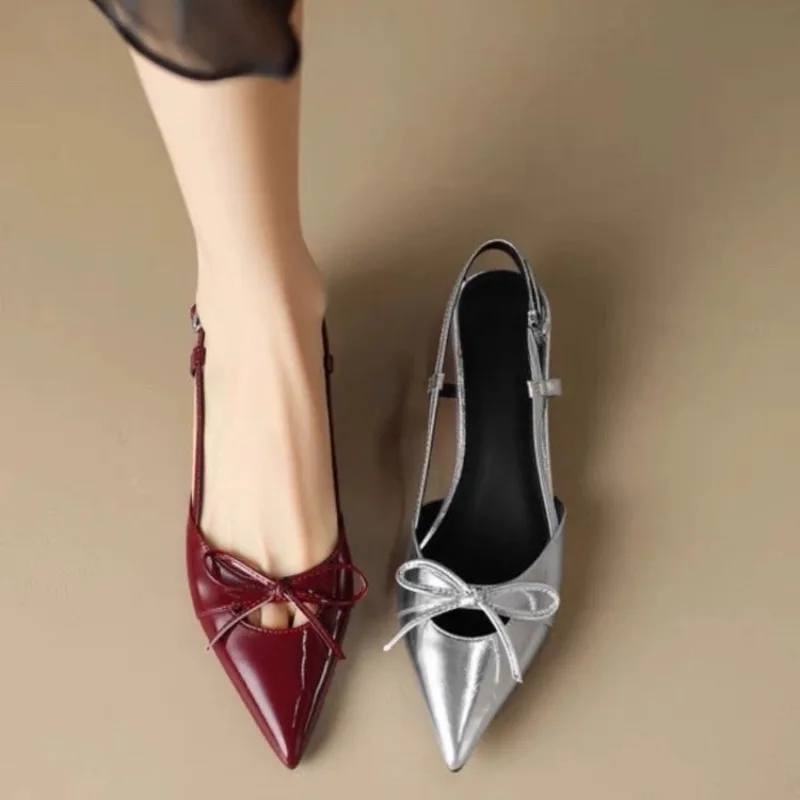 Fashion Pointed Toe Shallow Mouth New High-heeled Shoes Elegant Buckle Decorated Stiletto women's summer sandals with heels 2026