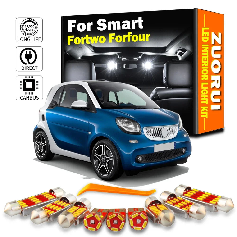 Для Smart Fortwo Forfour 450 451 452 453 454 городская искусственная бритья Crossblade интерьер автомобиля Фотокарта купол