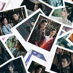 30/50PC No Repeat Neo Hou Minghao Poster Lomo Card Pai Li De TV Fangs of Fortune Dashing Youth Drama Stills 3 Inch Small Cards