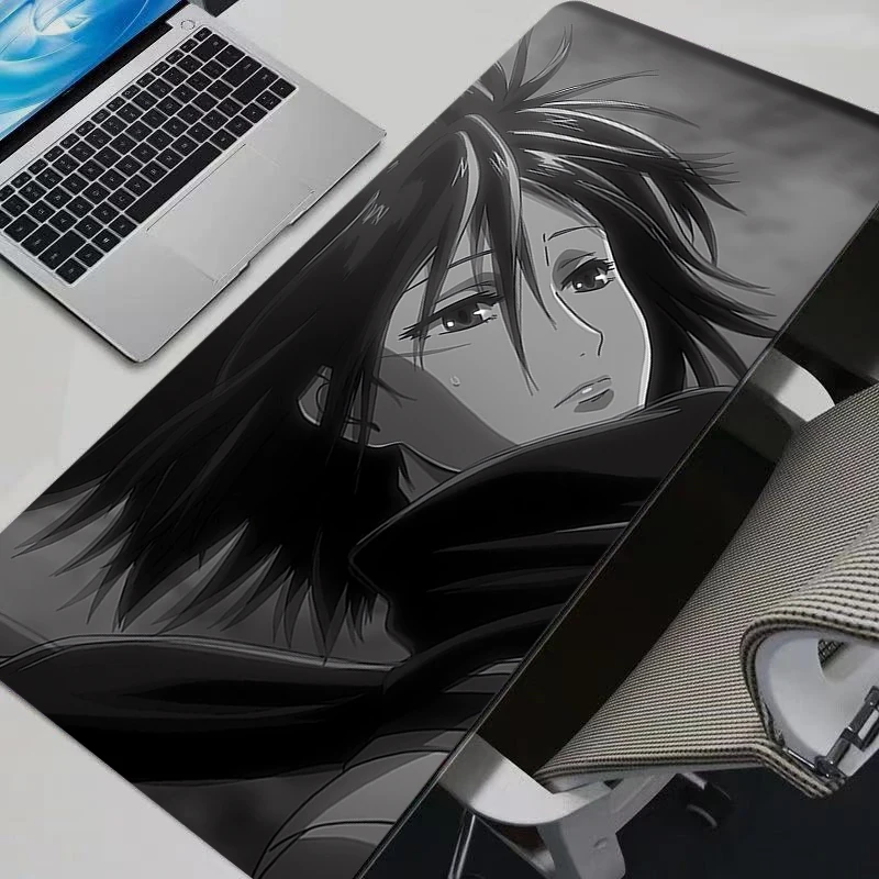 Muismatten Anime Muismat Gamer Toetsenbord Muismat Pc Computer Bureau Mat Gaming Pad Antislip XXL A-aanval op Titans Muismatten