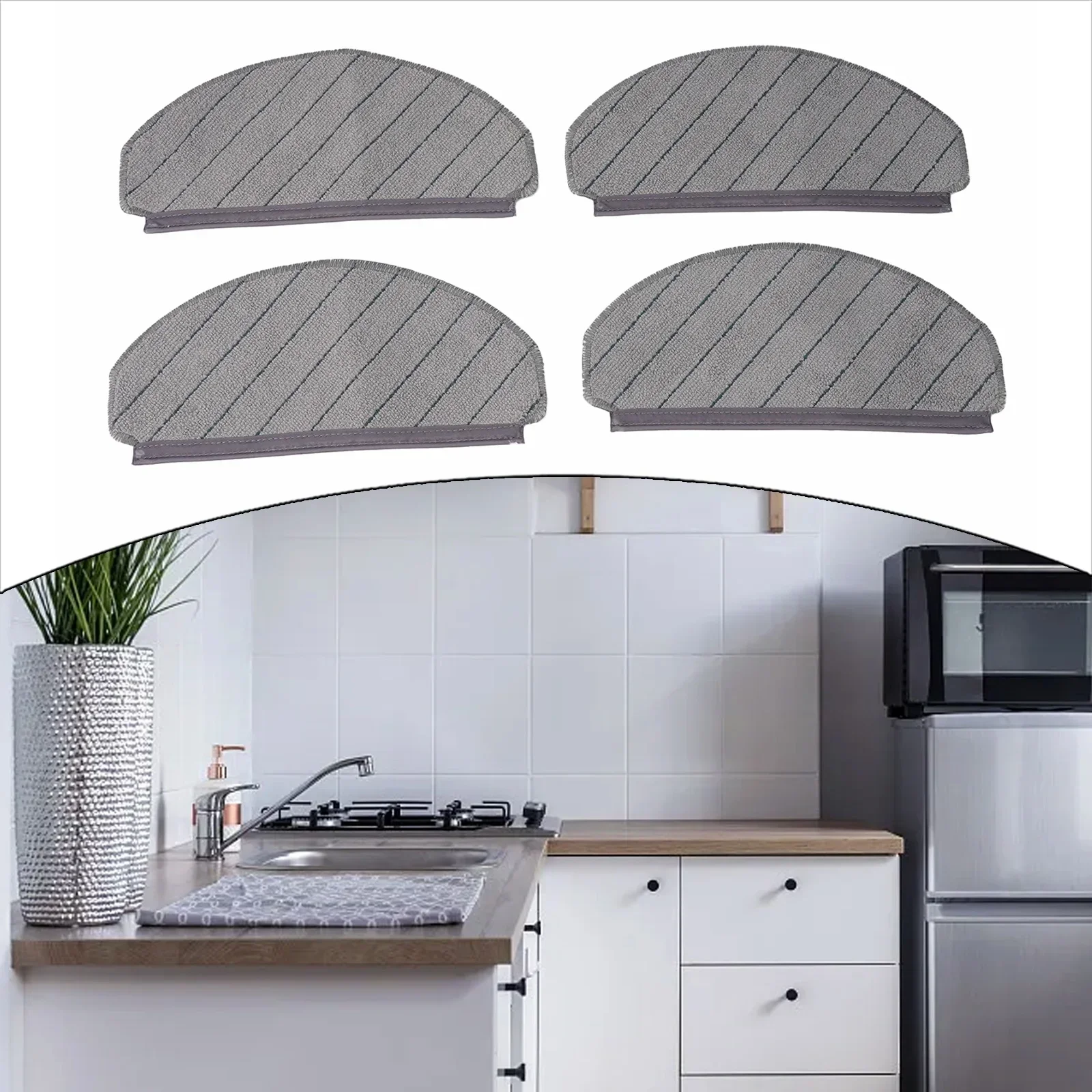 Practical Cleaning Cloth Mop Pad Convenient For Deebot / Plus For ECOVACS Removable Replacment Spare Parts