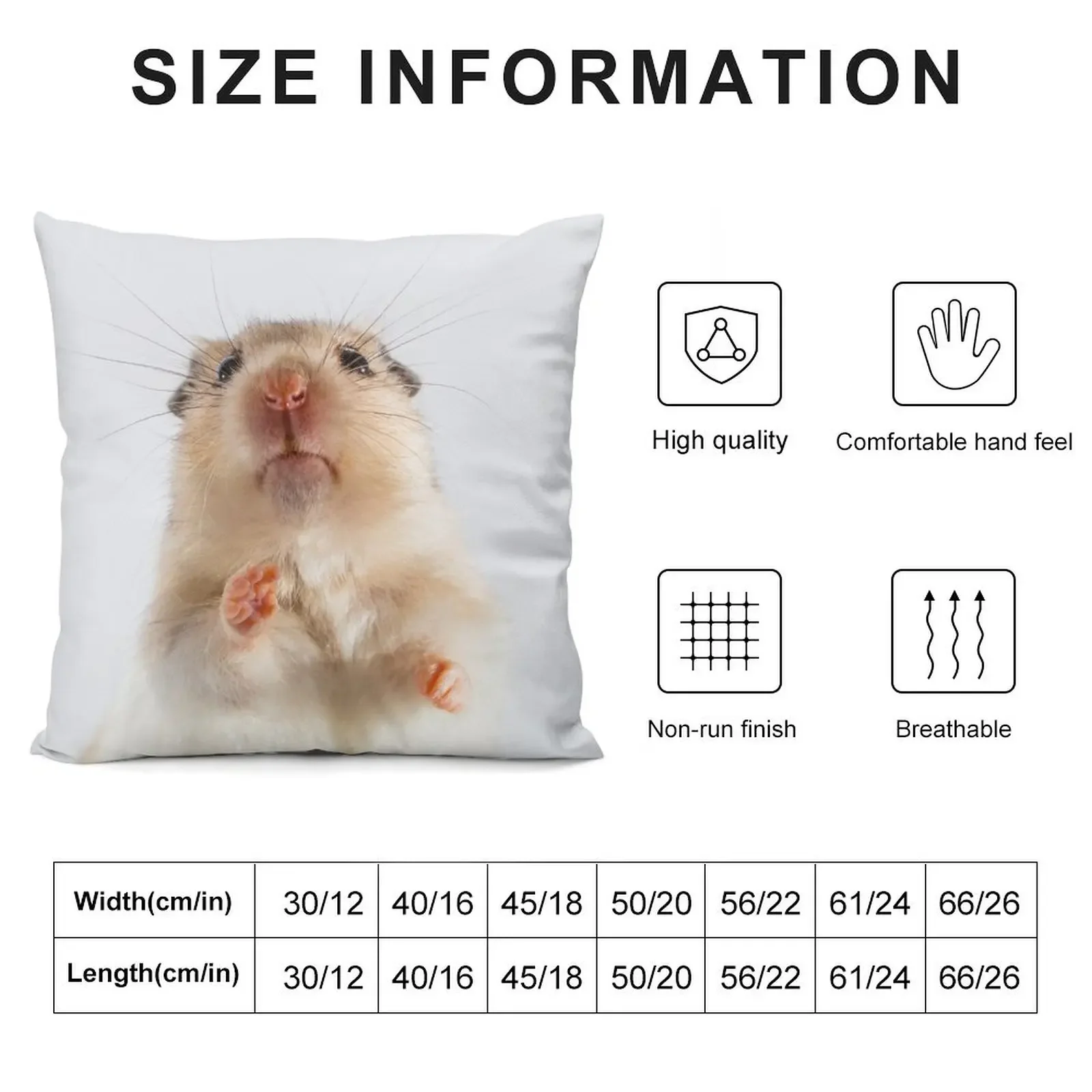 Syrian Hamster Pillow Throw Pillow pillow pillowcase Luxury Case Cushion Cover Luxury luxury sofa pillows