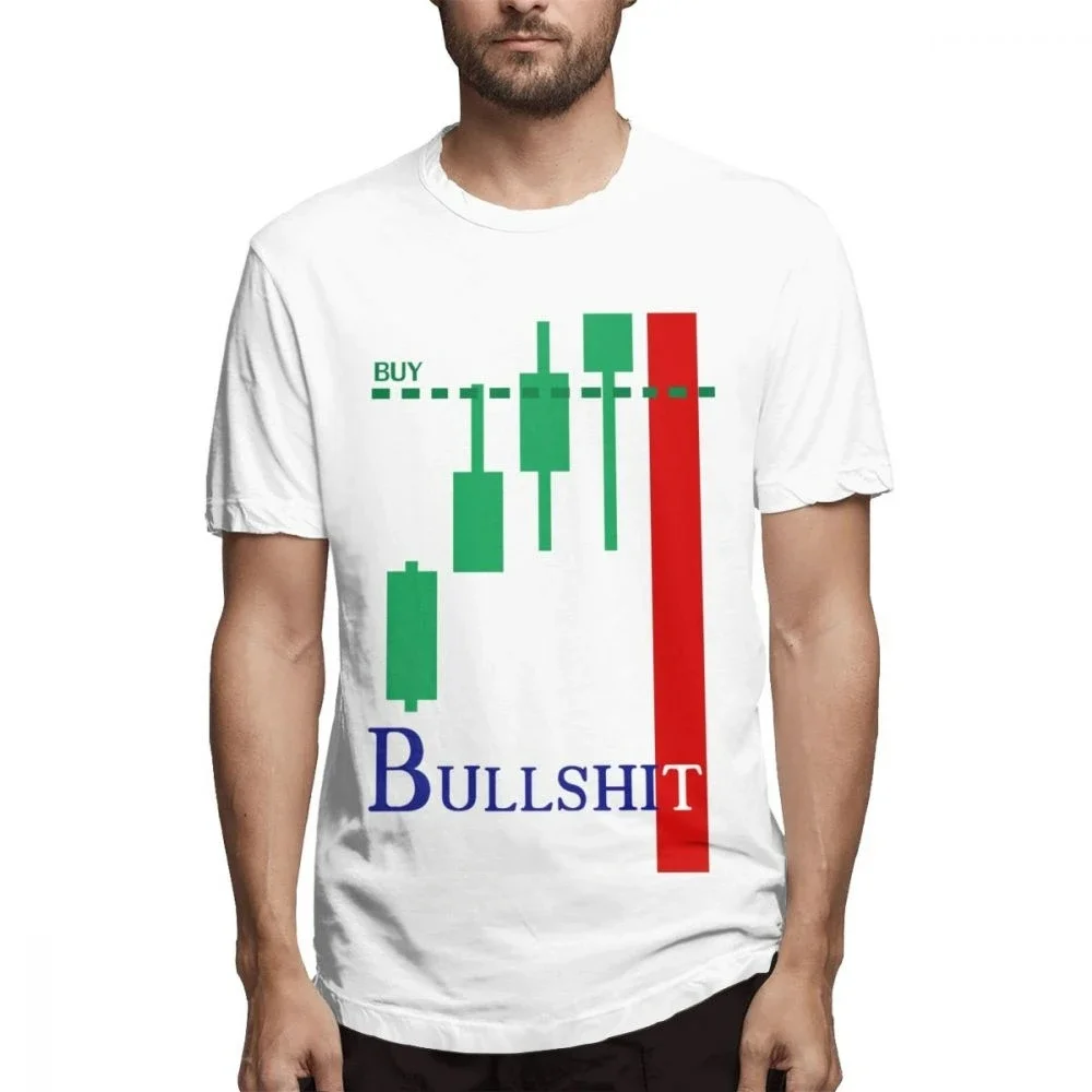 H Geek Day Trade Investment Forex Stock market T Shirt Summer Cotton Funny Candlestick Chart T-shirt