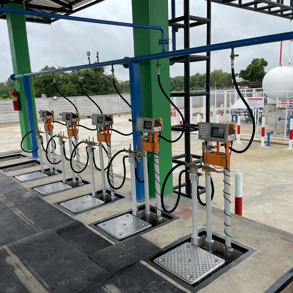 Wi-Fi Wireless Transmission Semi-Automatic Electronic LPG Filling Scale ATEX Certified LPG Refilling Machine Paper 2kg-120kg