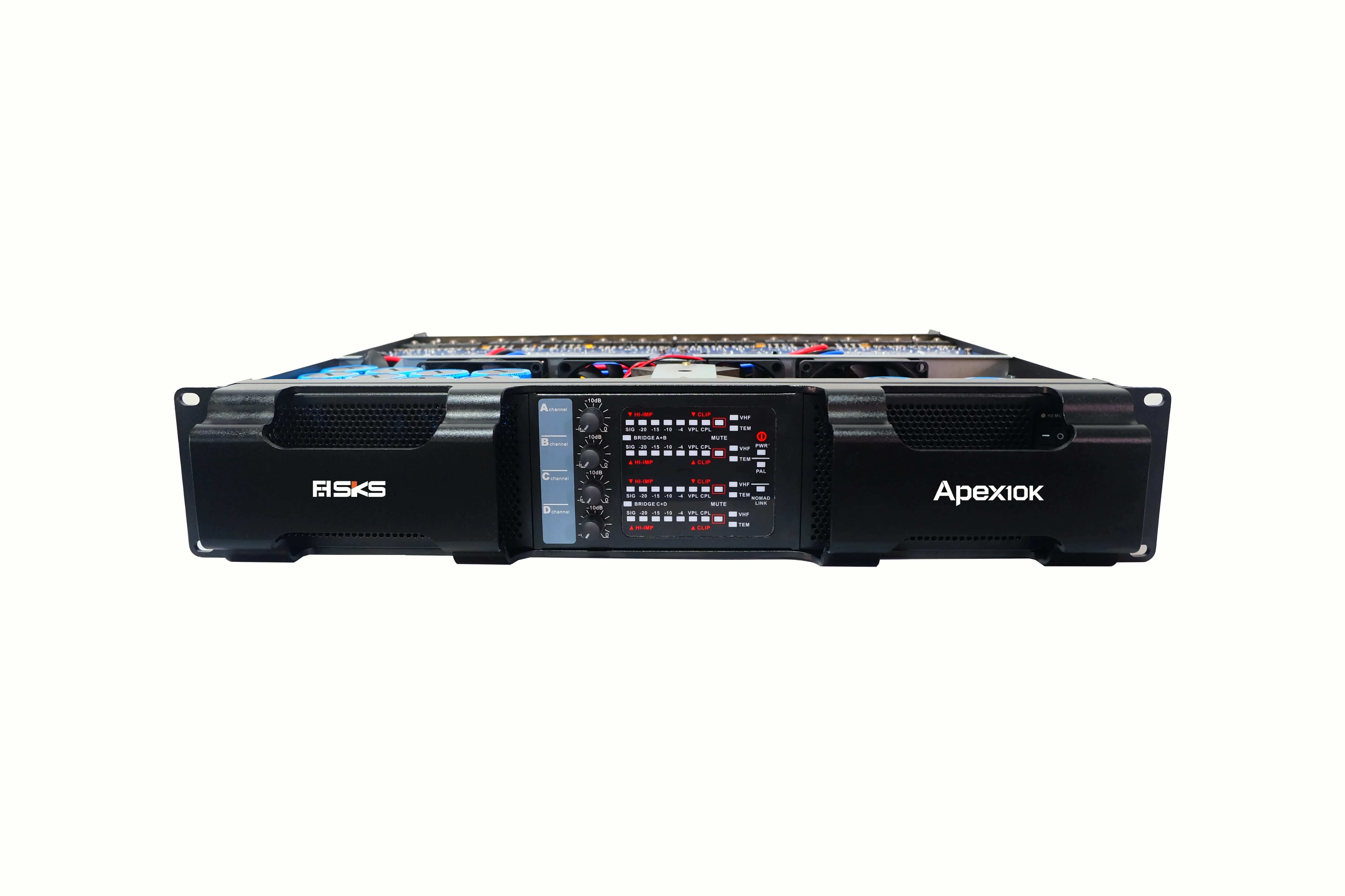 Apex10K FP10000Q High Power Audio Amplifier Professional Stage Performance DJ Equipment Speaker Amp