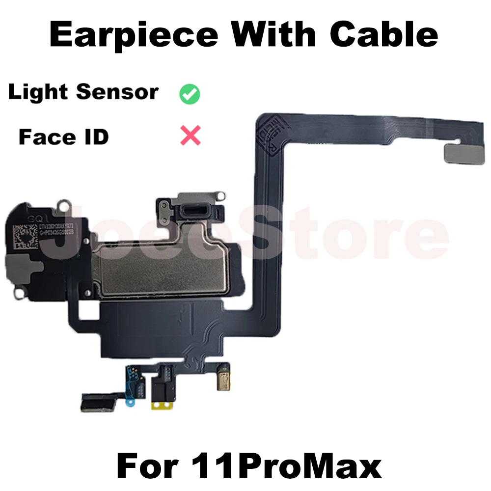 Earpiece With Proximity Light Sensor Flex Cable For iPhone X XS XR 12 11 Pro Max Mini Ear Speaker Sound Flex Replacement Parts