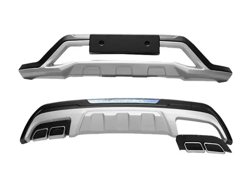 Front Bumper Protector Skid Plate coverRear Guard For Hyundai Tucson 2015 2016 2017 2018  YJE