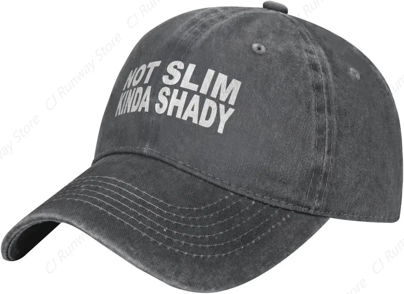 Not Slim Kinda Shady Baseball Cowboy Hat Adjustable Trucker Hat