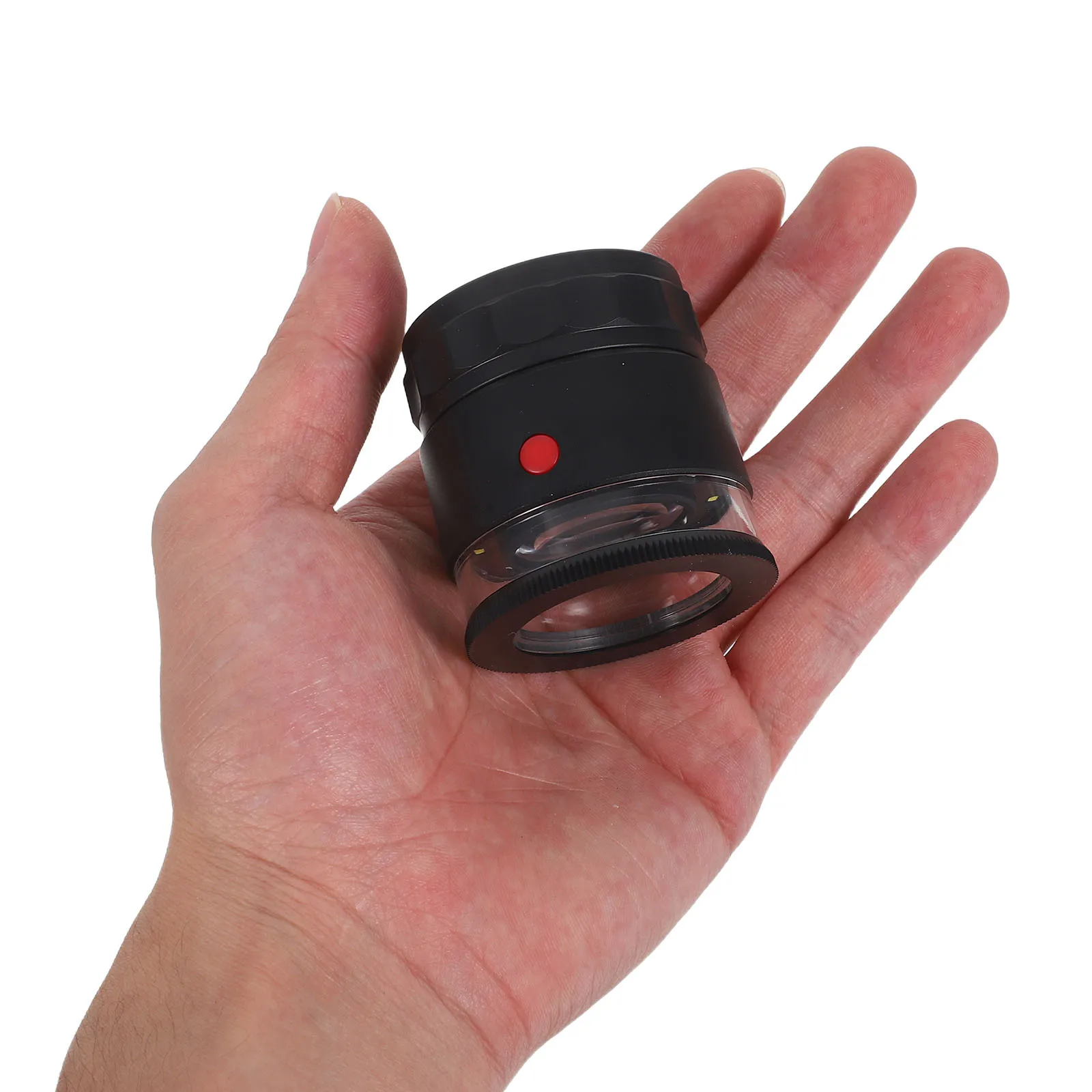 

1set 1Set 10X Jewelry Loupe Magnifier Rechargeable Led Adjustable Focus With Reticle Scale For Coin Stamp Watch Repair Plant