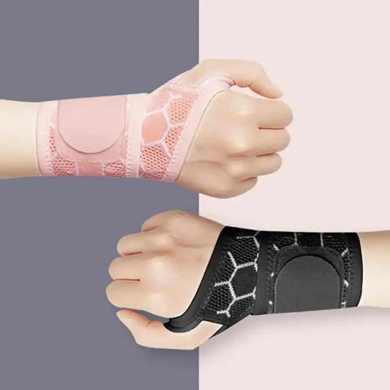 

Фиксированная спортивная защита на запястье, растяжение связок на запястье, тендинит с застежкой-лентой, браслет, ультратонкий шарнирный бандаж, бадминтон, баскетбол, открытый