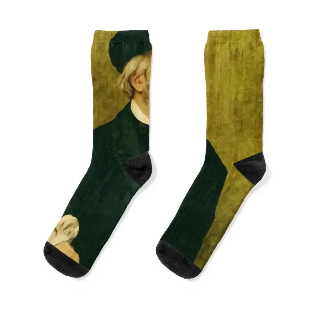 

Vintage Richard Wagner Socks cartoon professional running retro halloween Women Socks Men's