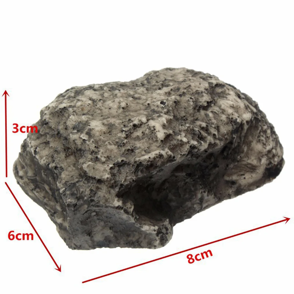 Resin Stone Key Box Artificial Rock Cover Outdoor Hidden Key Holder Secure Garden Yard Storage Case with Stone Look