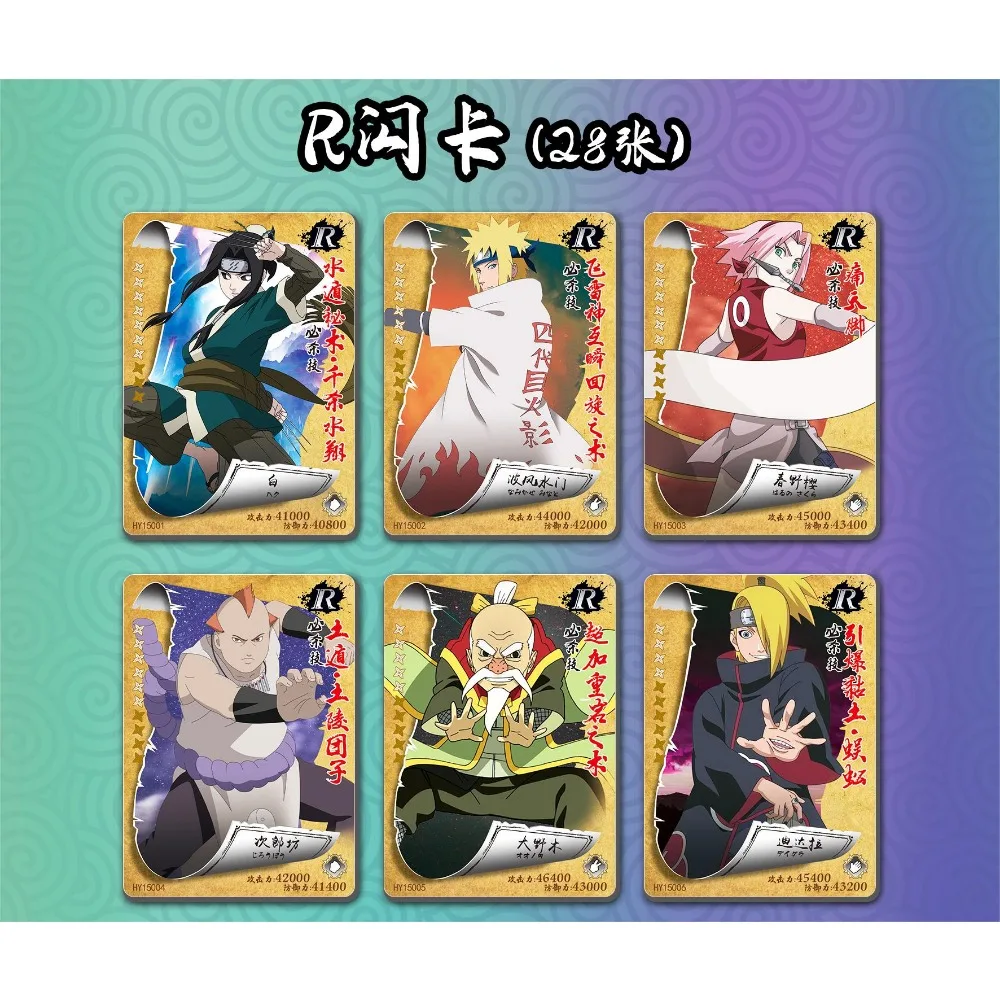 Collection originale de cartes Anime NarAAVortex, cartes de jeu en édition limitée, cadeaux pour GérNarAAVortex Uchiha Sasuke SenMozambique Hashirama