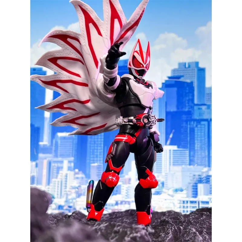 

【only Clothes】SHF 1/12 Scale Action Figures Mini Red and White Cloak Kamen Rider Extreme Fox GEATS Accessories for 6inch Body
