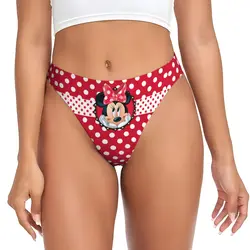 Women's Minnie Mouse Brief Underwear Soft Breathable Briefs Panties