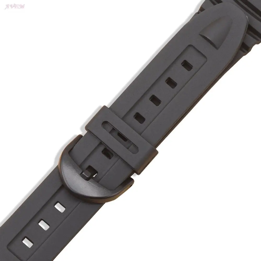 18mm Soft Silicone Watch Strap/Belt for W-96H Replacement Electronic Bracelet Men Watches Accessories W96H Strap