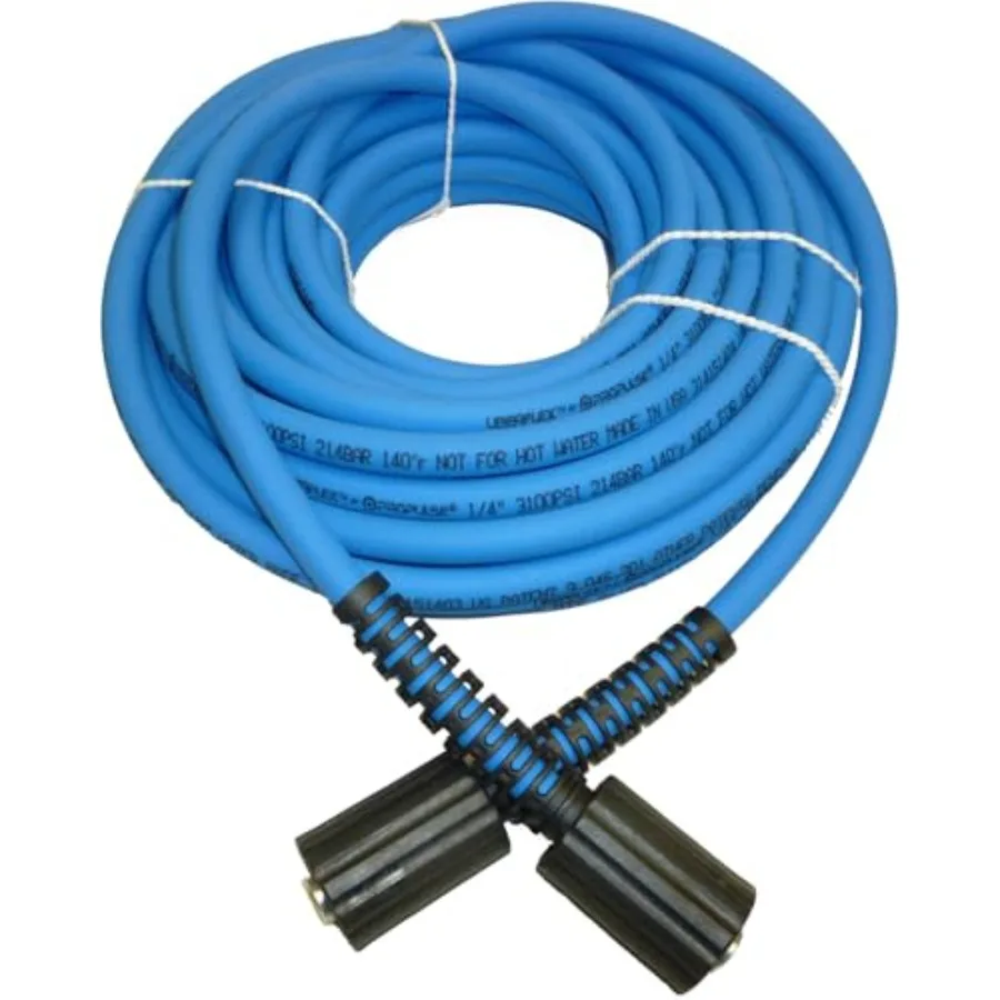 

UBERFLEX™ Kink Resistant Pressure Washer Hose 1/4" 3 100 PSI with 2 22MM - Made in USA