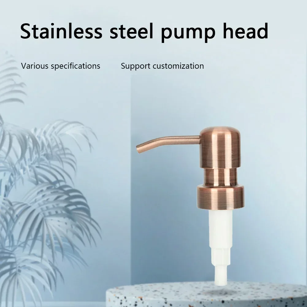 Metal Bird Head Bathroom Liquid Soap Dispenser Toilet Hand Replacement Lotion Shampoo Pump With Plastic Jar Tube For Bathroom