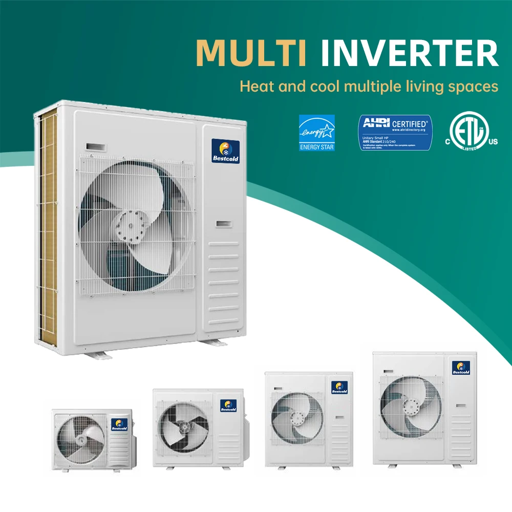 Mini Wall Mounted 5 Zone Split Inverter AC | Customizable Smart Air Conditioner | Household Use