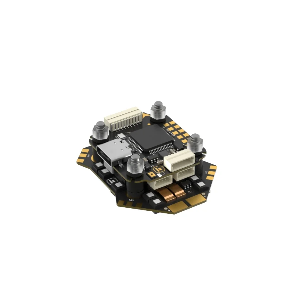RoRusiFlight Borg Mini F7 Stack F7 Flight Controller Combo With Mini 60 ESC For FPV Racing Drone - Drone Racing Electronics