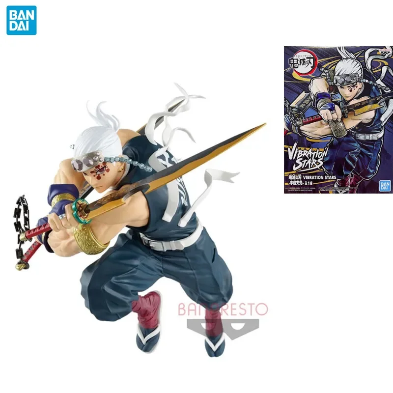 

Bandai Original Demon Slayer Anime Figure Vibration Stars Uzui Tengen Action Figure Toys For Kids Gift Collectible Model