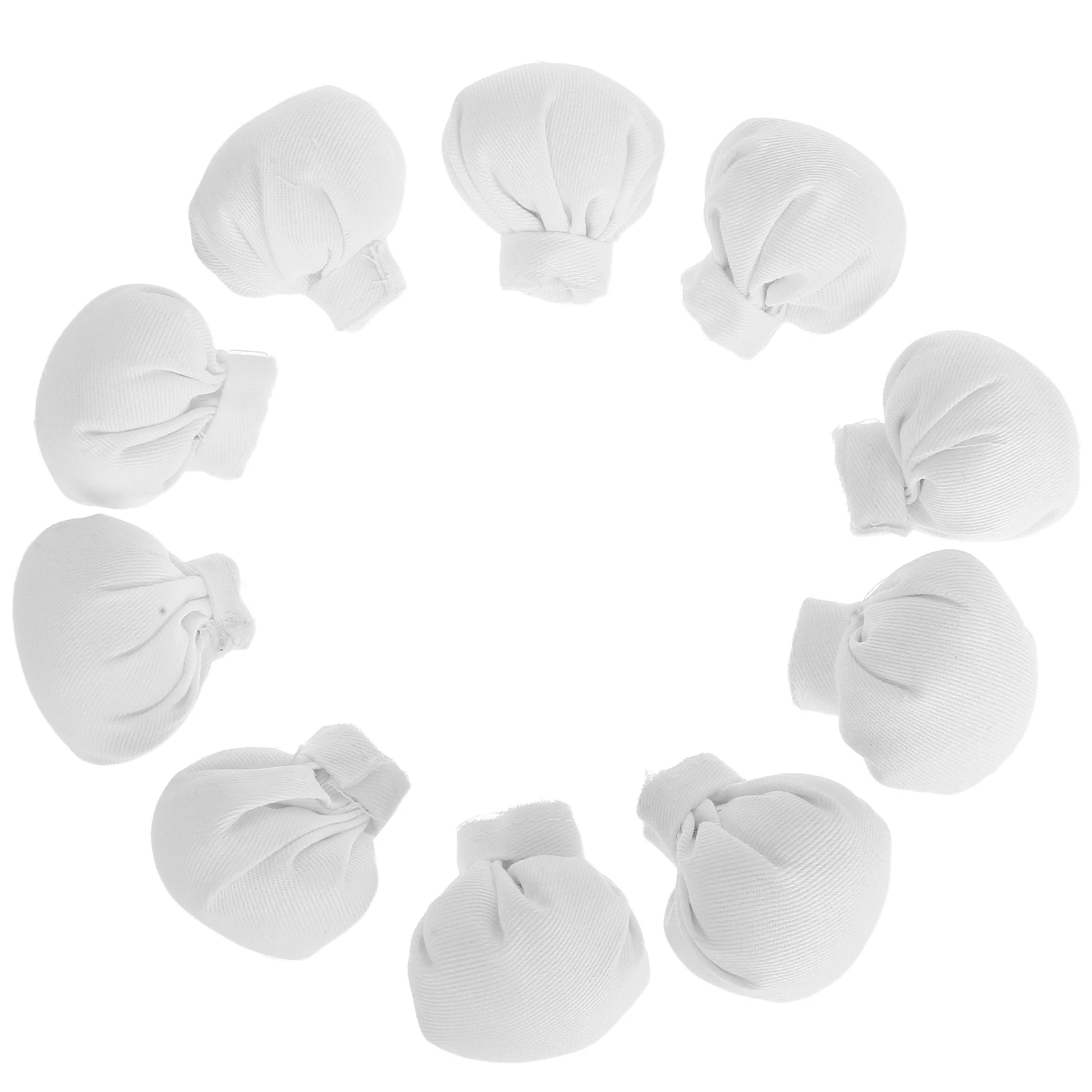 

10pcs Hats Adorable Fabric DIY Craft Decorations Dollhouse Accessories Tiny Hat Charms For Miniature Scene