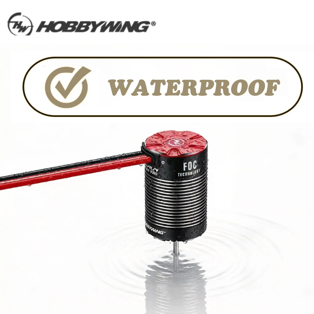 HobbyWing QuicRun Fusion Pro Waterproof 2300KV 2-3S Brushless Sensored Motor Built In 60A ESC For 1/10 1/8 RC Rock Crawler