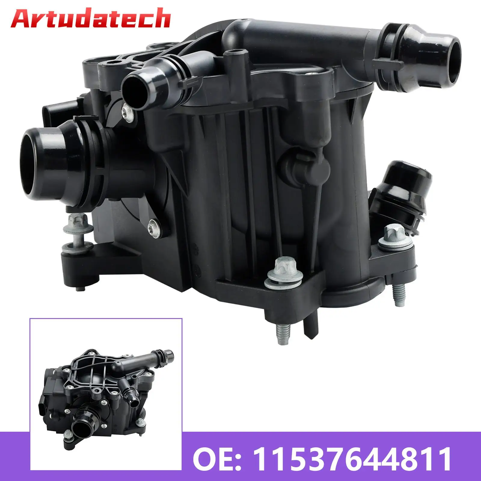 Artudatech Engine Thermostat 11537644811 for BMW F20 F21 F22 F23 F87 F30 F31 F32 F80 F82