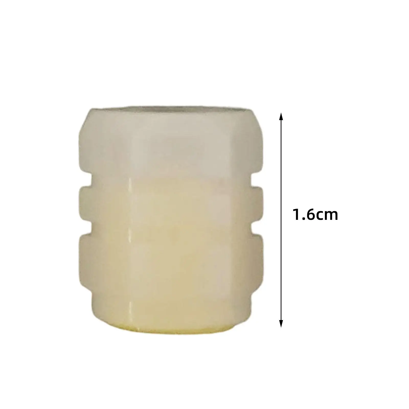 Fluorescent Rubber Valve Caps Glow in the Dark Universal Dust Proof Tire Stem Covers Four Pack for Cars and Bikes view 3