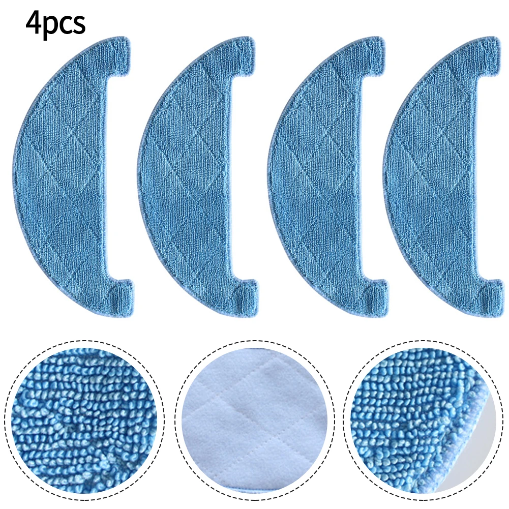 4pcs Vacuum Cleane Mop Cloth Mopping Pads For A7 A9 A80 Plus A10s V8 V8s X800 X785 V80