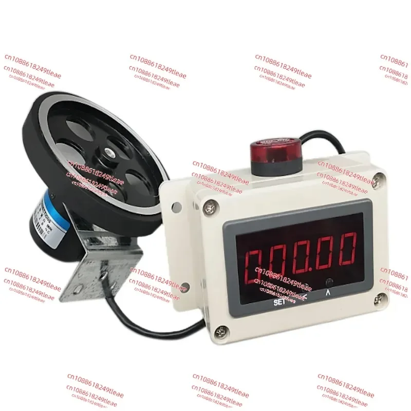 AC 100-240V Industrial Roller Type High-Precision Meter Counter Yard Counter Digital Display Electronic Code Encoder Alarm Meter