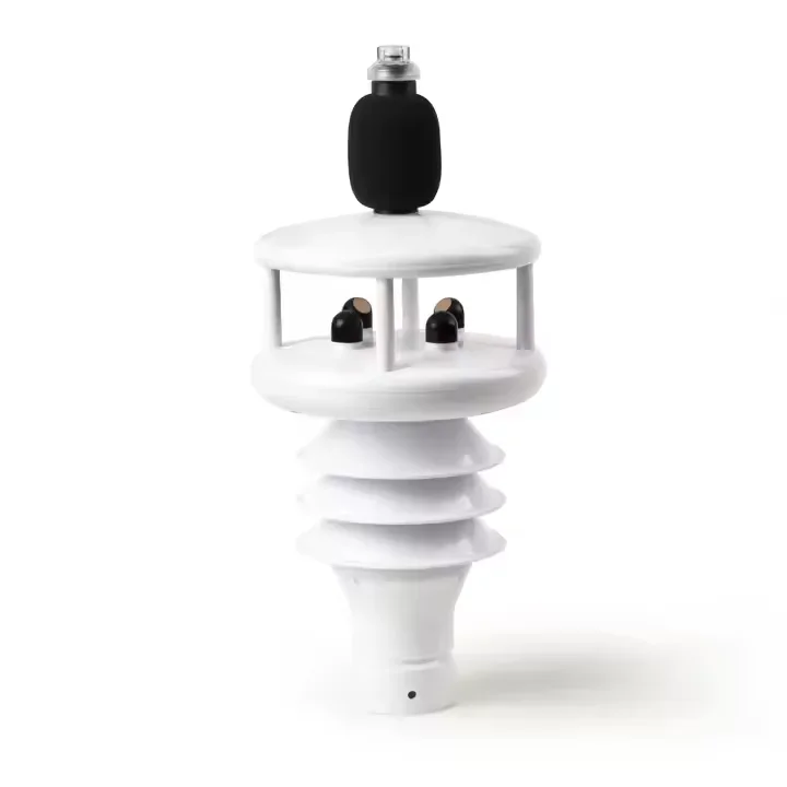 CE SDI12 Compact Wind Speed Direction Temperature Humidity Pressure Rainfall Solar Radiation Automatic Weather Station