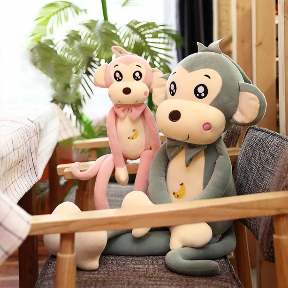 Plushie PP Algodão Macaco Pelúcia 40-55cm Macaco Pelúcia Macaco Macaco Macaco Macaco Presente