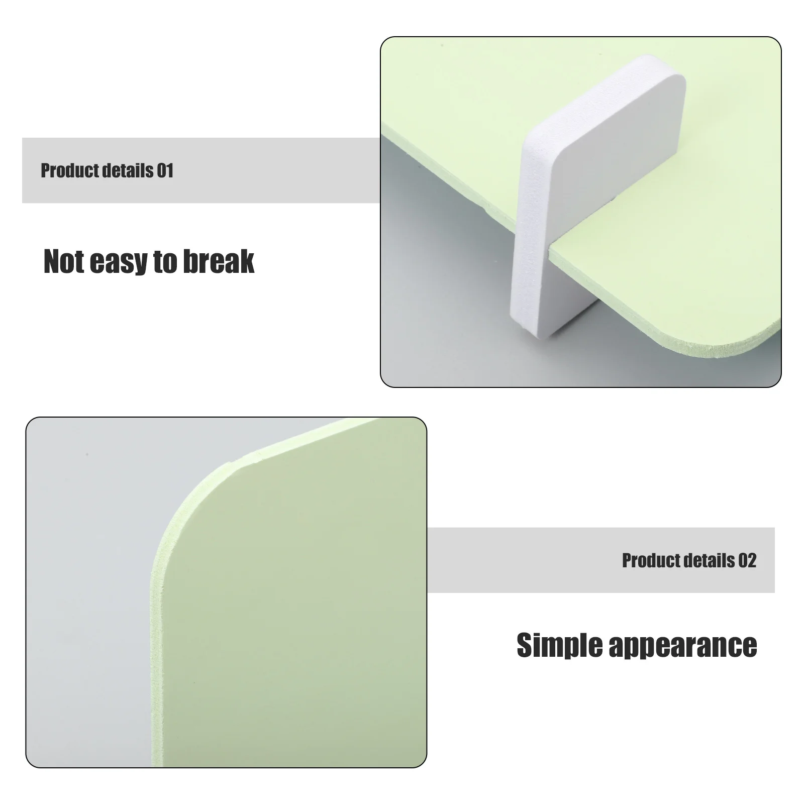 

1Set Desktop Divider Board Sneeze Guard for Countertop Privacy Panel Self Standing Shield Barrier for Students Office Classroom